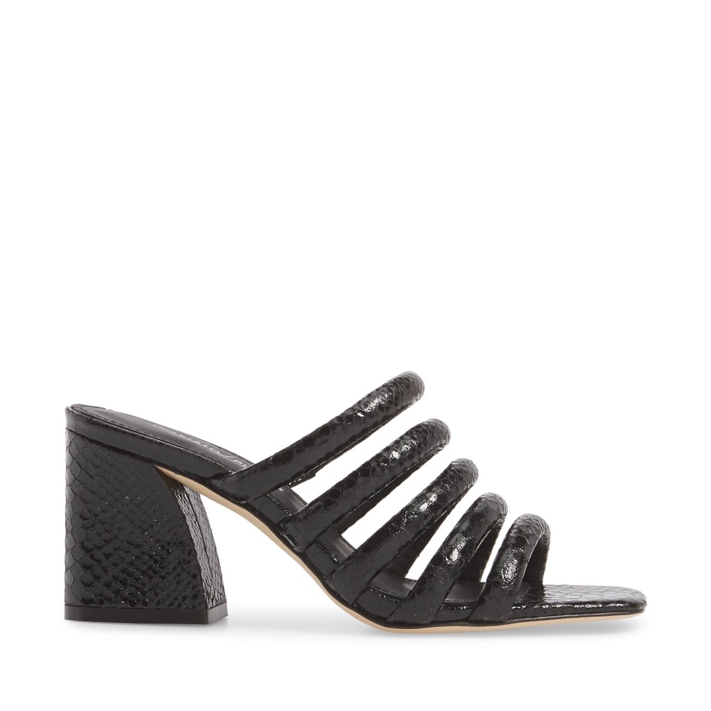 Donald Pliner Wes Block Heel Mule Black Size 7 - Picture 1 of 15